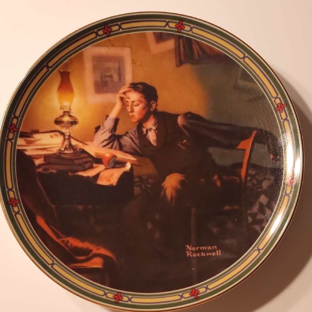 Norman Rockwell Collector's Plate 1987
